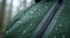 Summary table explaining the trade-offs between weight and durability in rain jacket denier ratings for Canadians.